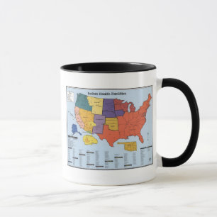 American Indian Health Facilities Map Mug
