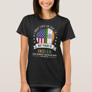American Indian Home in US Patriot American India T-Shirt