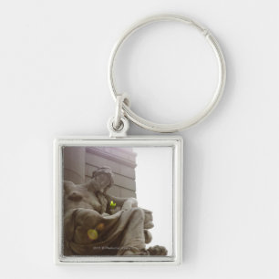 American Indian National Museum Statue Key Ring
