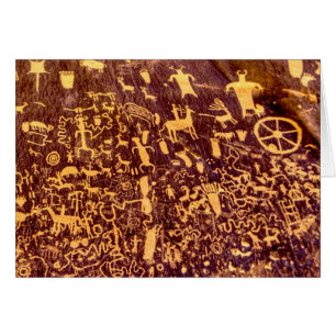 American Indian Newspaper Rock Petroglyph Ancient