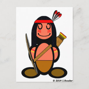 American Indian (plain) Postcard