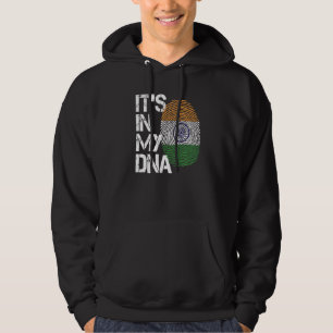 American Indian Roots Flag Its In My Dna India Hoodie