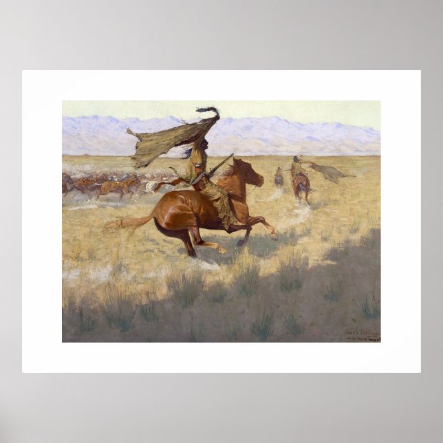 American Indian stampede Poster (Front)