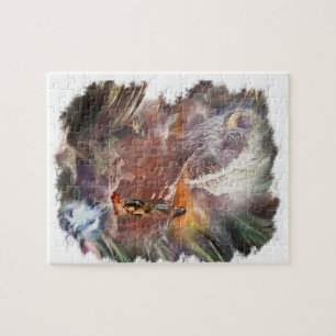 American Indian Wedding Night Vignette Jigsaw Puzzle