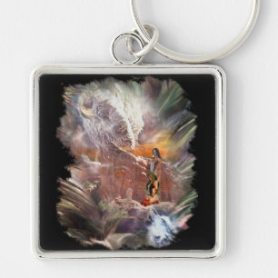 American Indian Wedding Night Vignette Key Ring