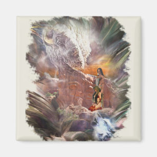 American Indian Wedding Night Vignette Magnet