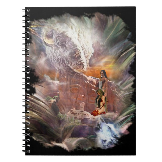 American Indian Wedding Night Vignette Notebook (Front)