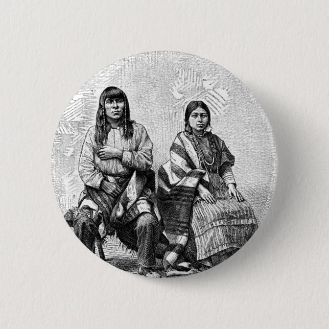 American Indians Button (Front)