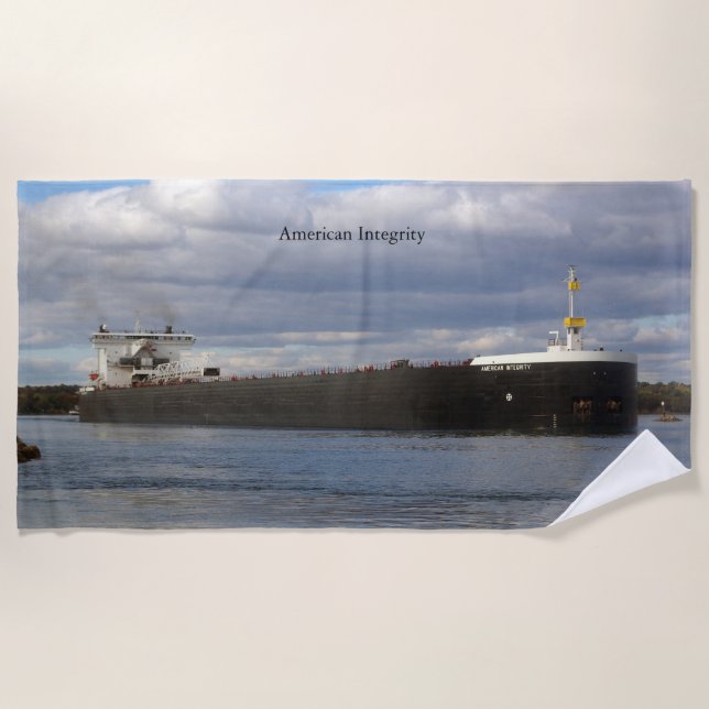 American Integrity beach towel (Front)