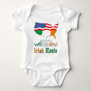 American Irish Roots Baby Bodysuit