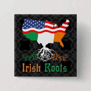 American Irish Roots Badge