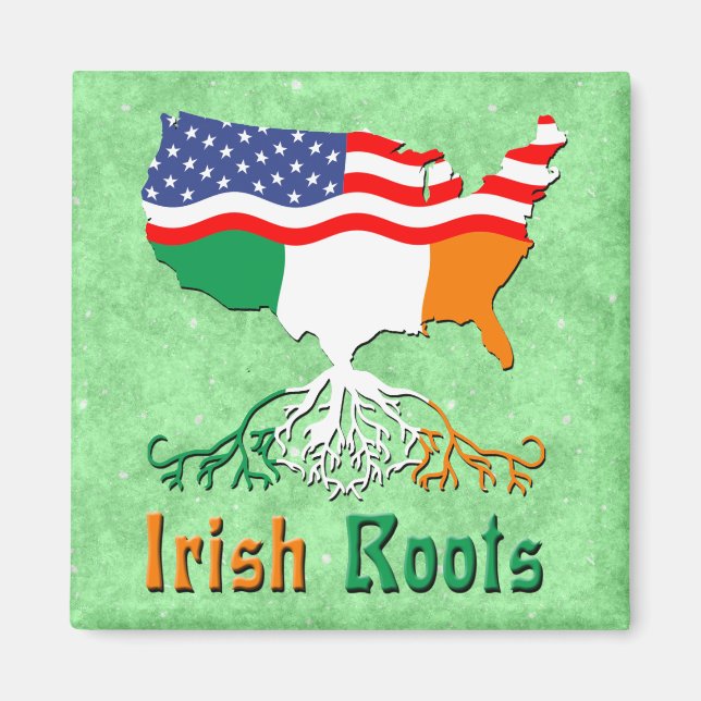 American Irish Roots Magnet (Front)