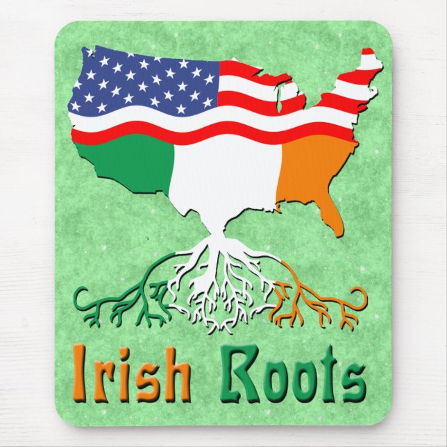 American Irish Roots Mousemat (Front)