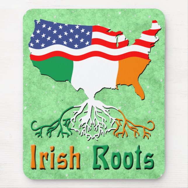 American Irish Roots Mousemat (Front)