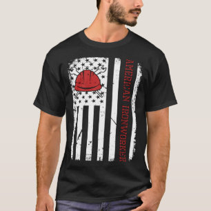 American Ironworker Loves Metalworking Blacksmith T-Shirt