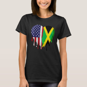 American Jamaican Hispanic Heritage Month Jamaica  T-Shirt