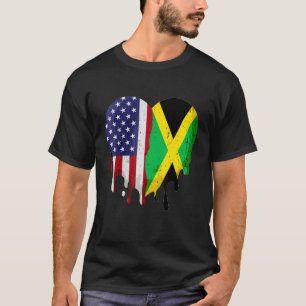 American Jamaican Hispanic Heritage Month Jamaica  T-Shirt