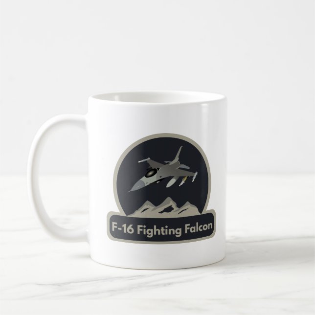 American Jet Fighter Coffee Mug (Left)