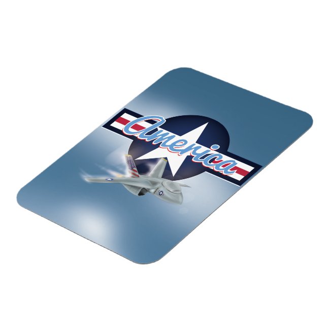 American Jet Fighter Magnet (Left Side)