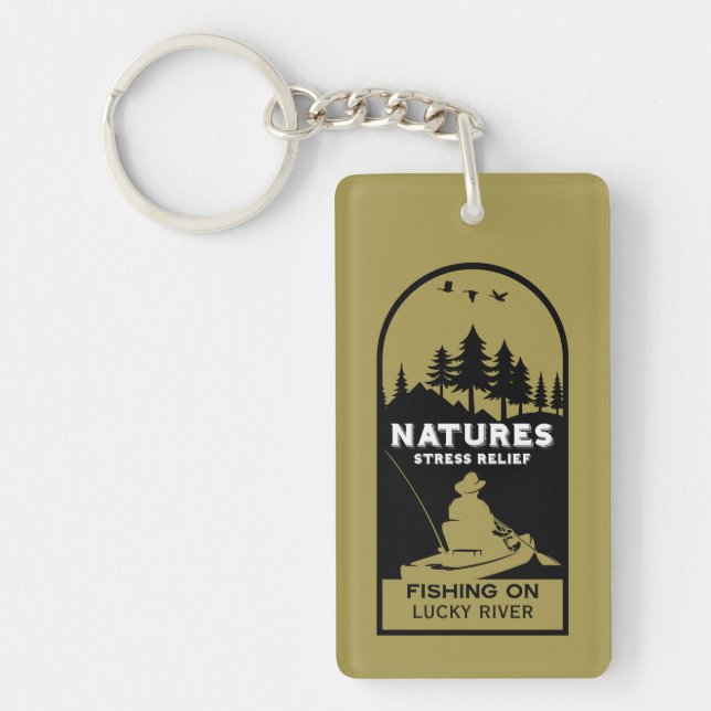 American Kayak Fishing Key Ring (Front)