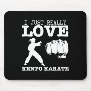 American Kenpo Girl Coach I Just Really Love Kenpo Mouse Pad