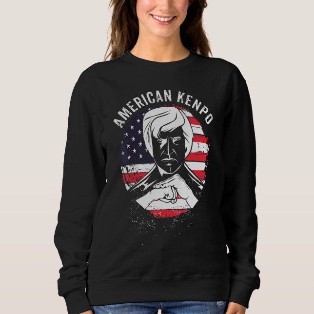 American Kenpo Karate Martial Arts Training Belt O Sweatshirt (Front)