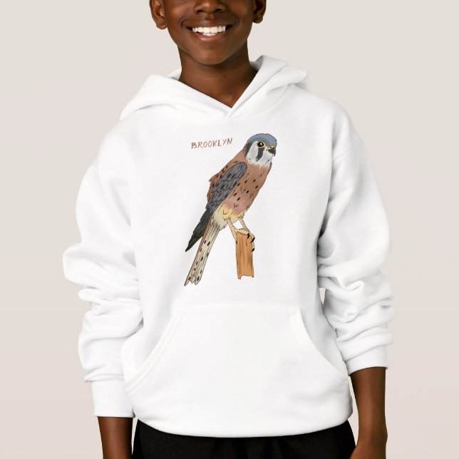 American Kestrel bird illustration (Front)