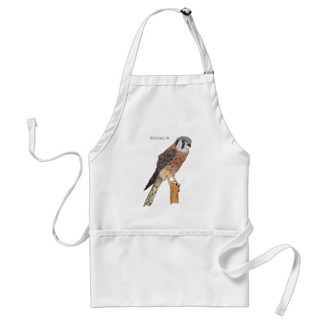 American Kestrel bird illustration Standard Apron (Front)