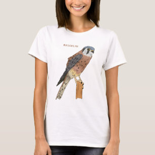 American Kestrel bird illustration T-Shirt
