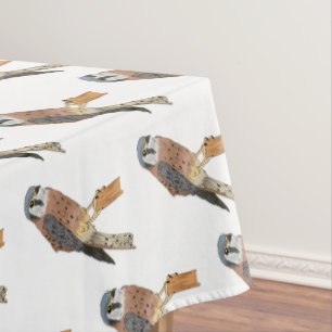American Kestrel bird illustration Tablecloth