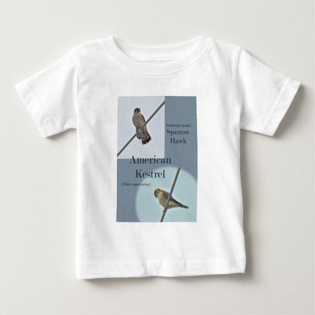 American Kestrel (Falco sparverius) Items Baby T-Shirt (Front)