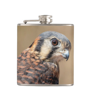 American Kestrel Hip Flask