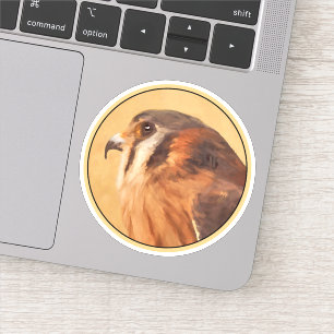 American Kestrel Painting - Original Bird Art