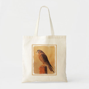American Kestrel Painting - Original Bird Art Tote Bag