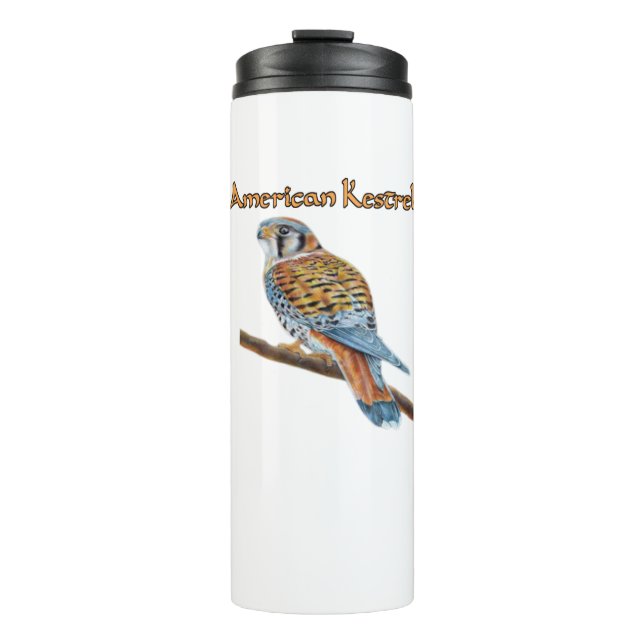 American Kestrel Thermal Tumbler (Front)