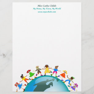 American Kids, Customised Letterhead