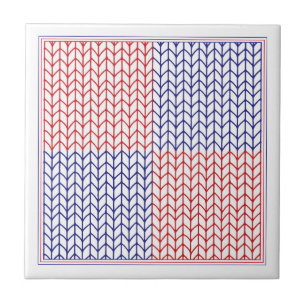 AMERICAN KNIT 4.25x4.25 Ceramic Tile II