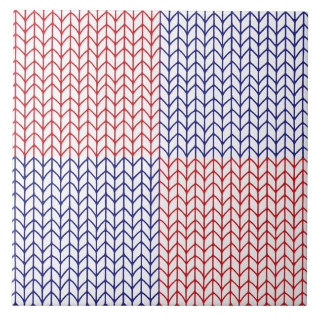 AMERICAN KNIT 6x6 Ceramic Tile (Front)
