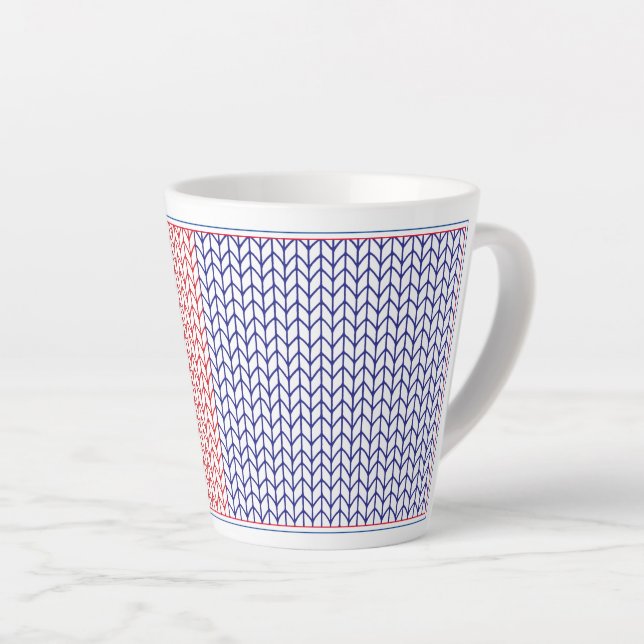 AMERICAN KNIT Latte Mug (Right Angle)