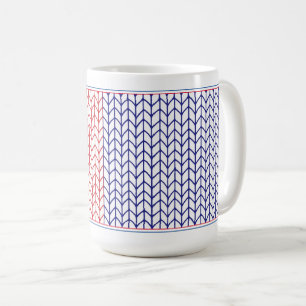 AMERICAN KNIT Tall White Mug