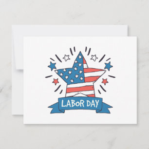 American Labour Day Creative Illustration Design Card