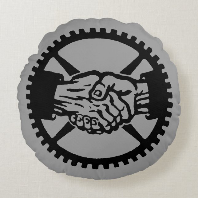 American Labour Party Round Cushion (Front)