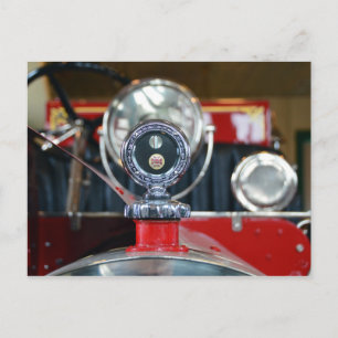 American LaFrance Fire Truck Gas Cap Postcard