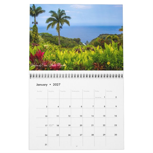 American Landscapes Calendar (Jan 2027)