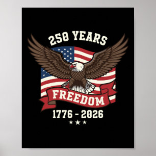 American Ld Eagle 1776–2026 250th Anniversary Usa  Poster