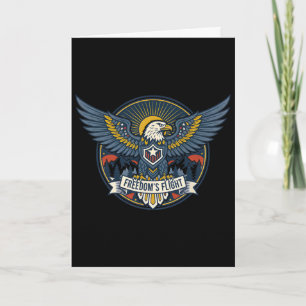 American Ld Eagle Bird Gift For Men Women Kids Boy Card