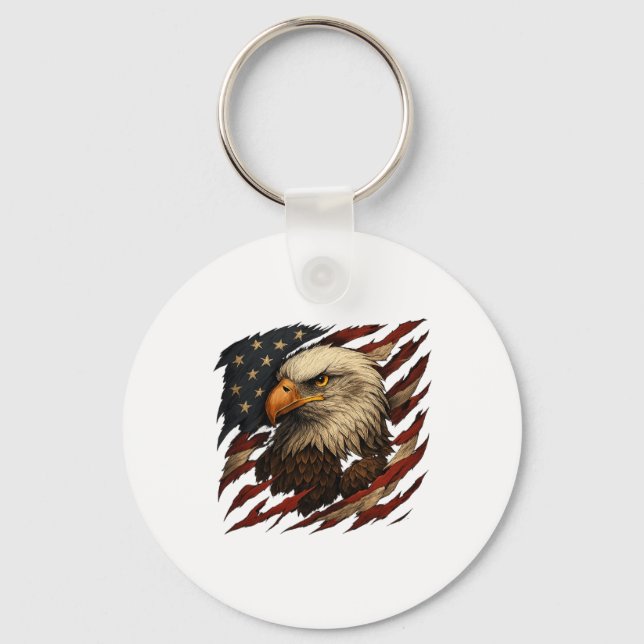 American Ld Eagle  Key Ring (Front)
