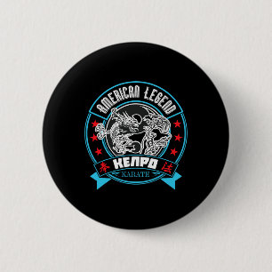 American Legend Kenpo Karate Martial Artist 6 Cm Round Badge