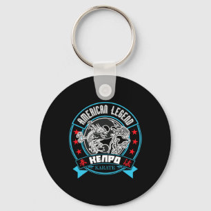 American Legend Kenpo Karate Martial Artist Key Ring