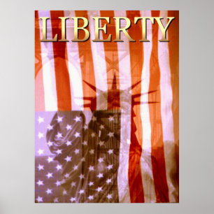 American Liberty Collage - Photo Art Poster